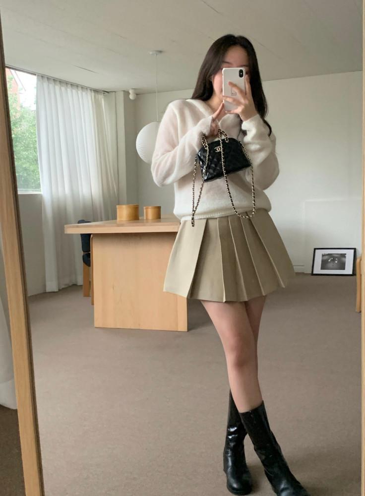 리에뜨 riette 멜트 스커트 Melt skirt (2color)