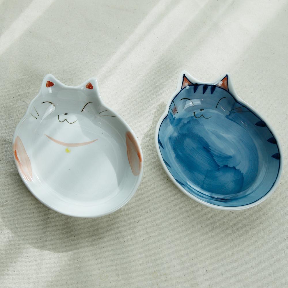 맛있는 그릇가게 고양이 그릇 동물 일러스트 종지 좋다냥 종지 귀여운 접시 소스볼 간식