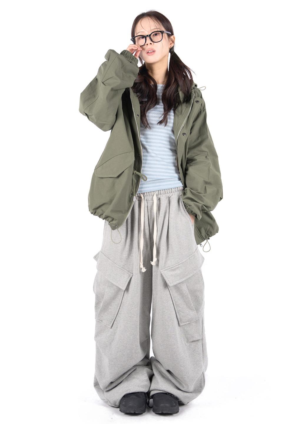 릿킴 BIG CARGO SWEAT PANTS