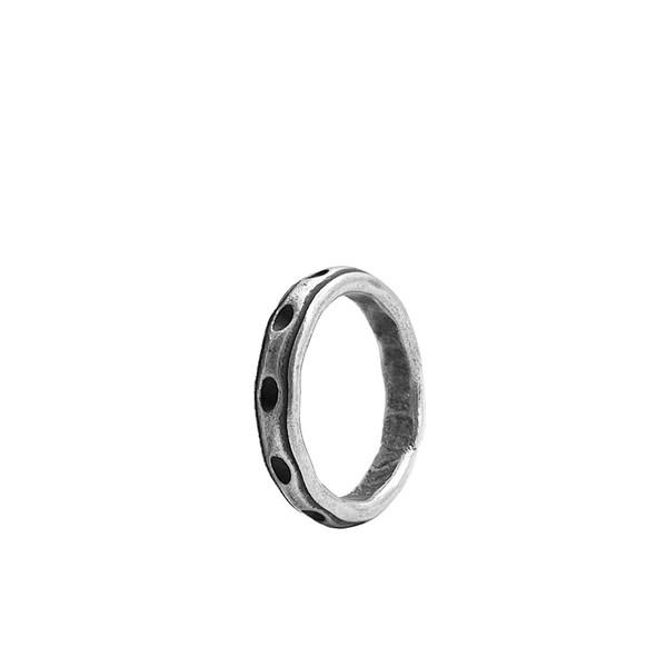KAREN HILL TRIBE silver Hole pattern Ring