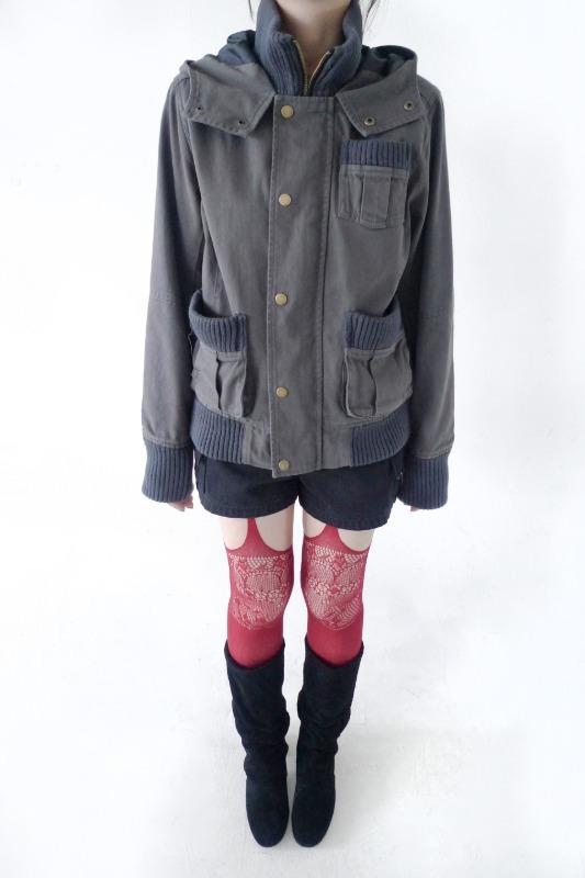 utility highneck jacket