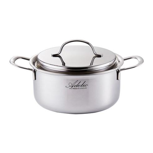 한일스텐레스 뉴아델리오 통5중 냄비 양수