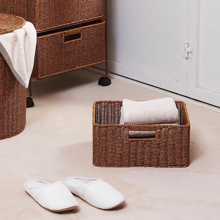 데일리 수납 바스켓_34x26x16cm 내추럴