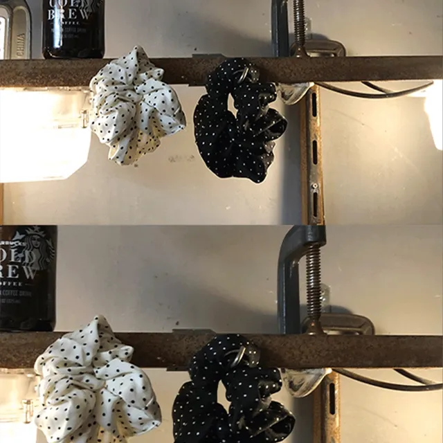 런치 도트 곱창 머리끈