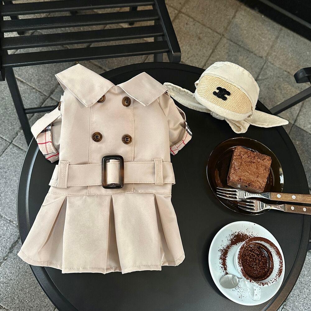 NEW 강아지 봄 트렌치코트