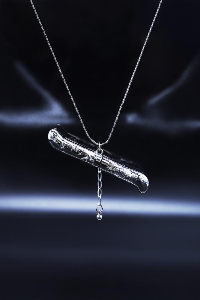 TM3TM3 진 난초 은장도 목걸이