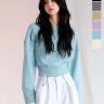 [🎉25% 쿠폰] SHIRT LAYERD CROPPED KNIT - 6COL