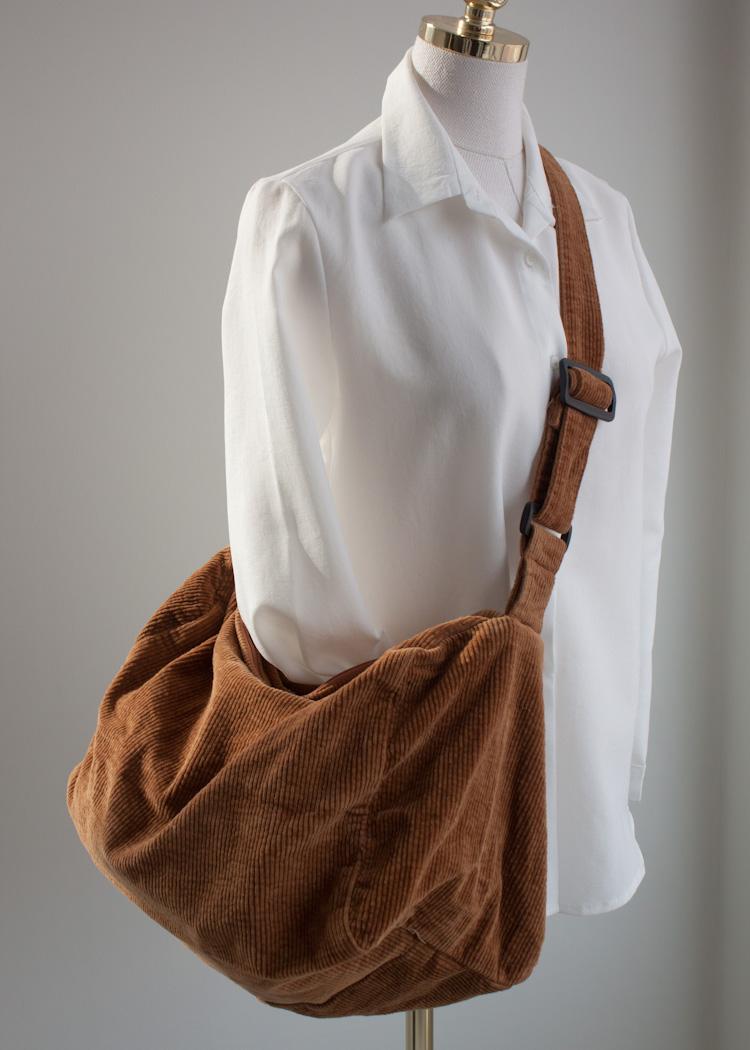 코듀로이 골덴 지퍼 숄더 크로스백 3color