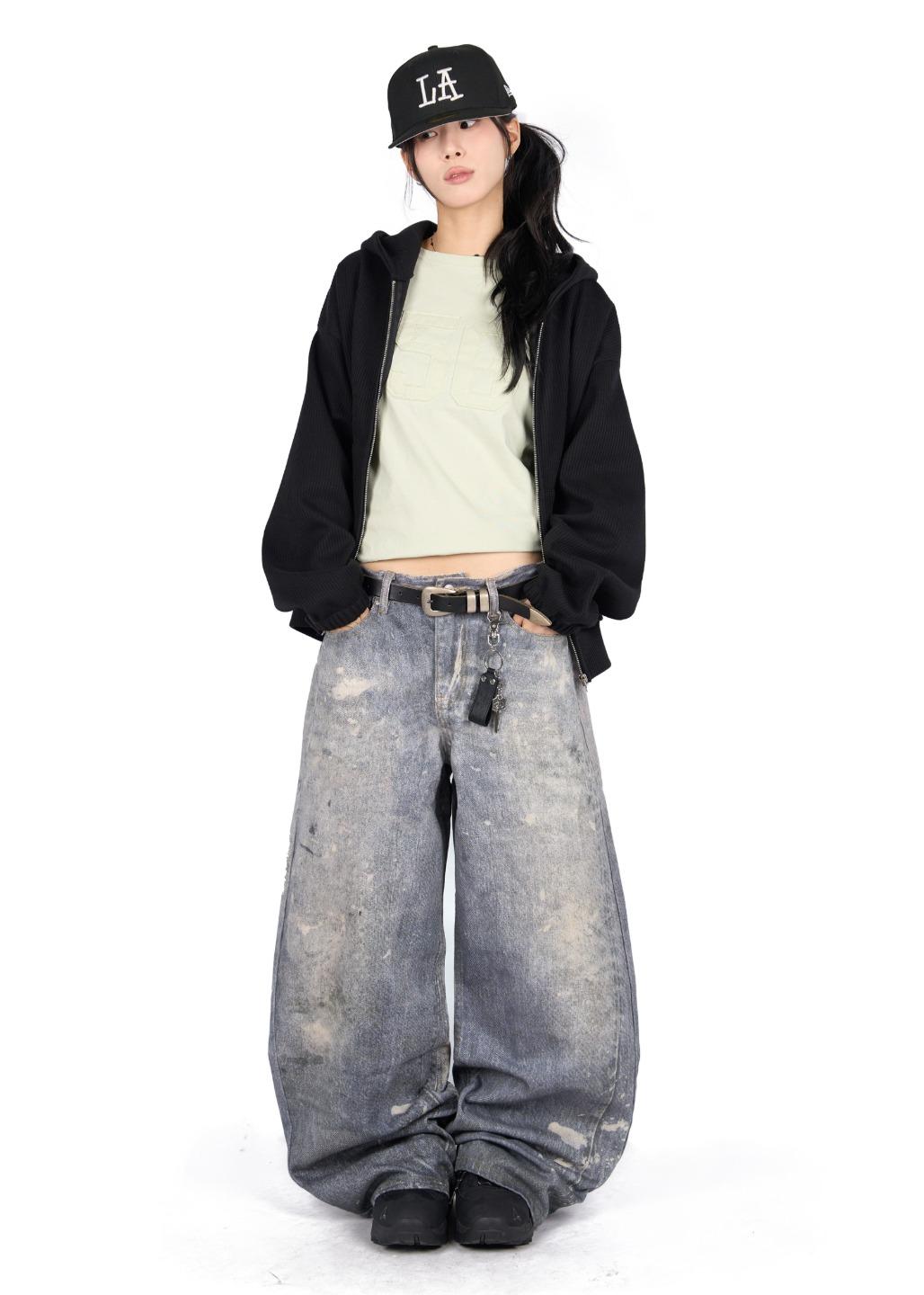 릿킴 PAINTED BLUR JEANS