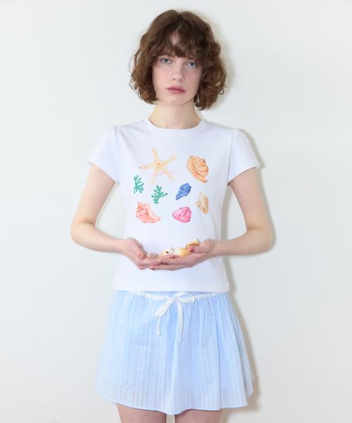 Sea Friends Puff T-Shirt (White)