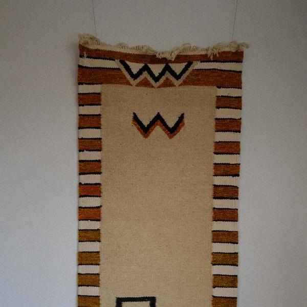 Tunisian Kilim Founoun One-of-a-kind
