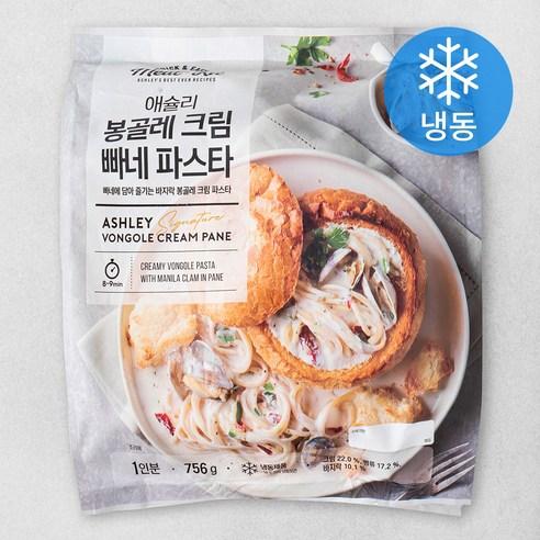 애슐리 봉골레 크림 빠네 파스타 (냉동), 756g, 1개 - 스파게티 | 쿠팡