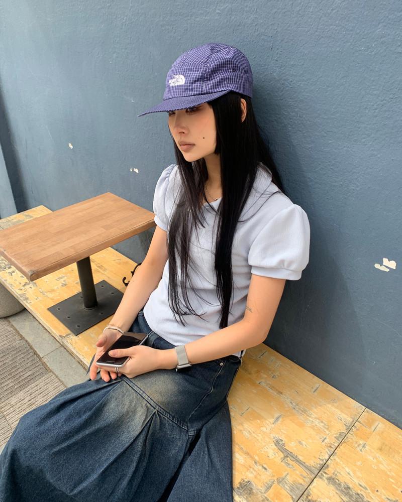 (W) 퍼프 카라 티셔츠 4c