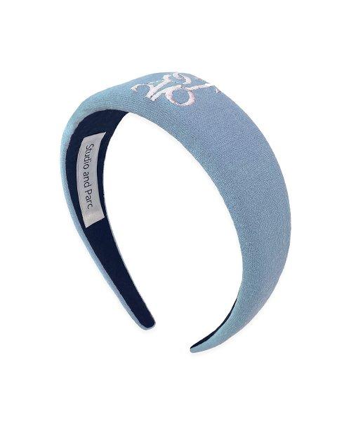 (WOMEN) Emily Logo Hairband_Sky Blue