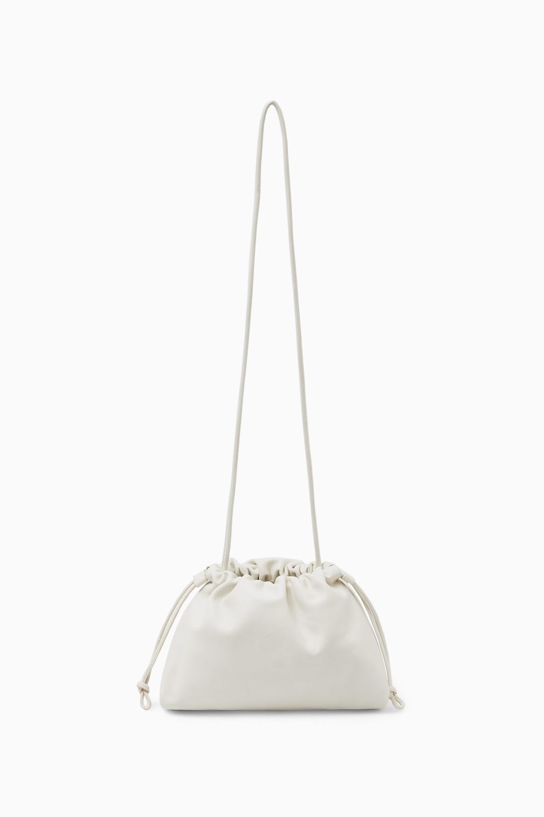 MINI CAVATELLI CLUTCH BAG - LEATHER - WHITE | COS