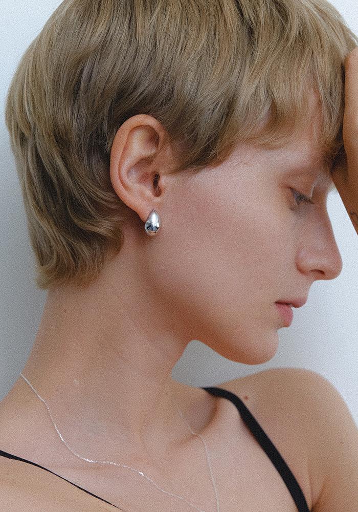 Egg Ball Earring (2color)