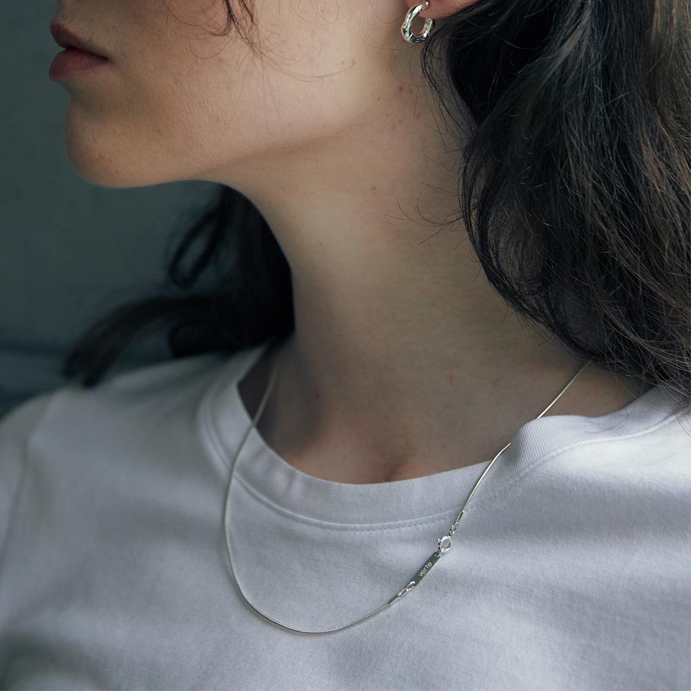 [925 silver] Un.silver.138 / soir necklace (silver)