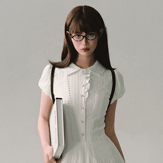 University Student Tea Break Dress (2color)
