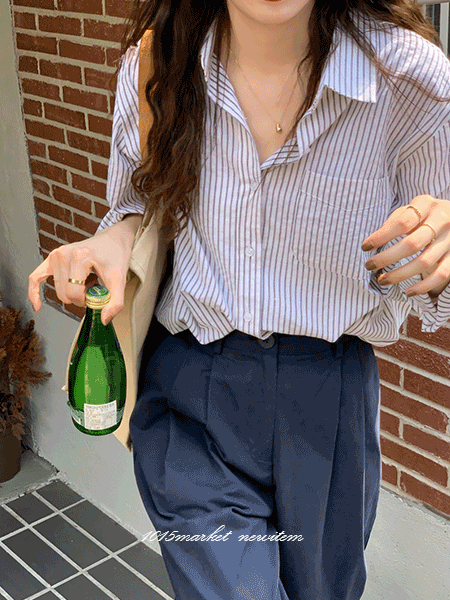 멀린 스트라이프 셔츠