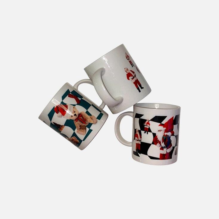 Christmas bear simple mug