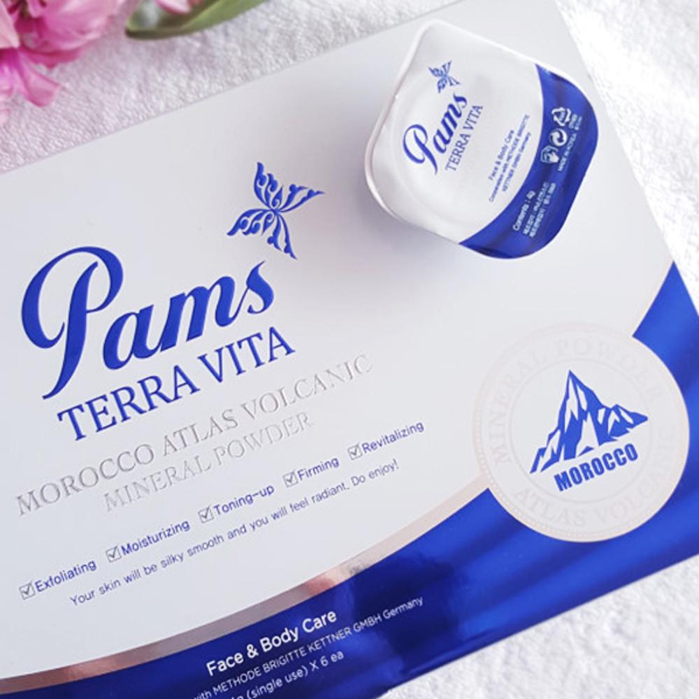 팜스 테라비타 미네랄 모공팩 4gx6 +추가 모공팩1개+팩브러쉬+해면