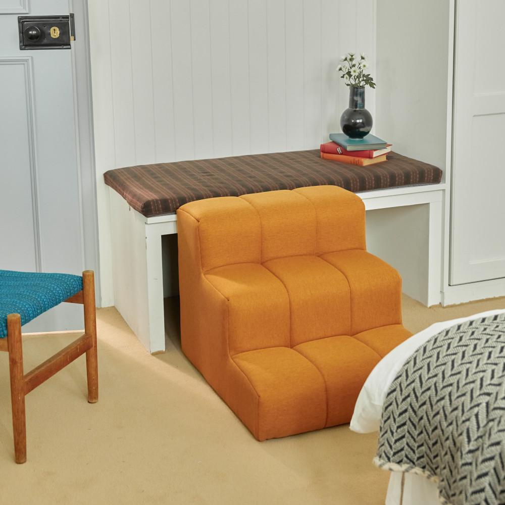 스윙도츠 강아지계단 3단 애견 반려견 고양이 침대 계단 원목 펫스텝