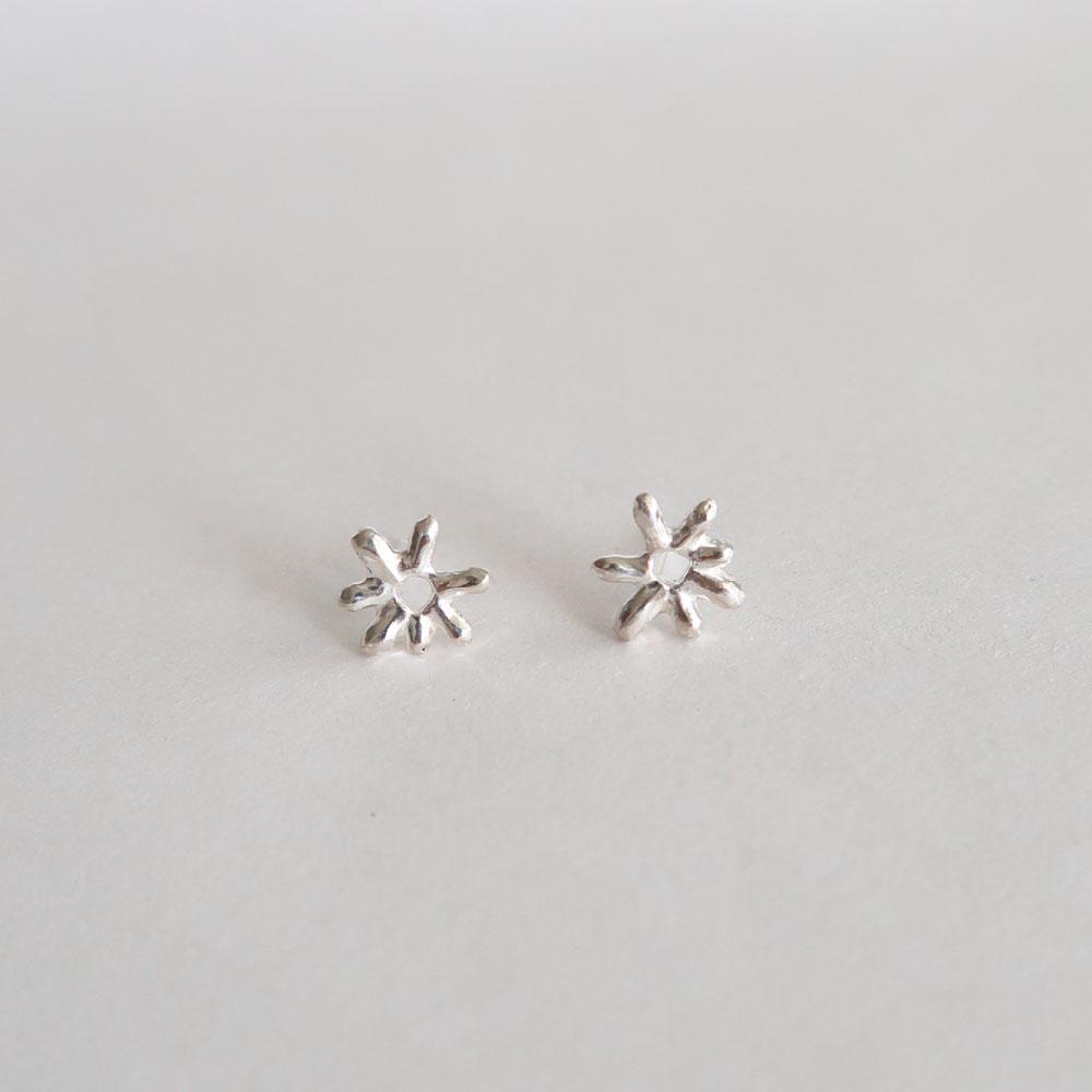 Winter light earring [silver/gold]