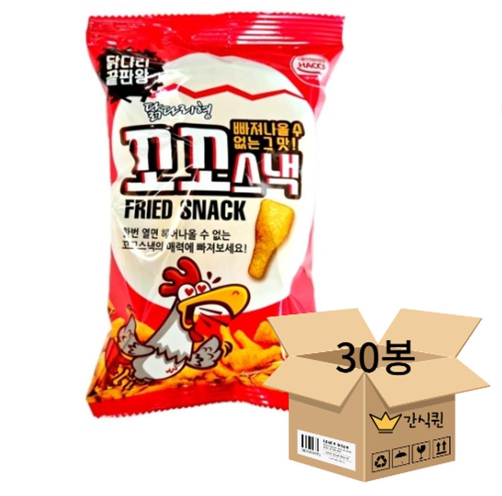 꼬꼬스낵 닭다리형 35g X 30봉 대용량 신흥물산 [원산지:미국]