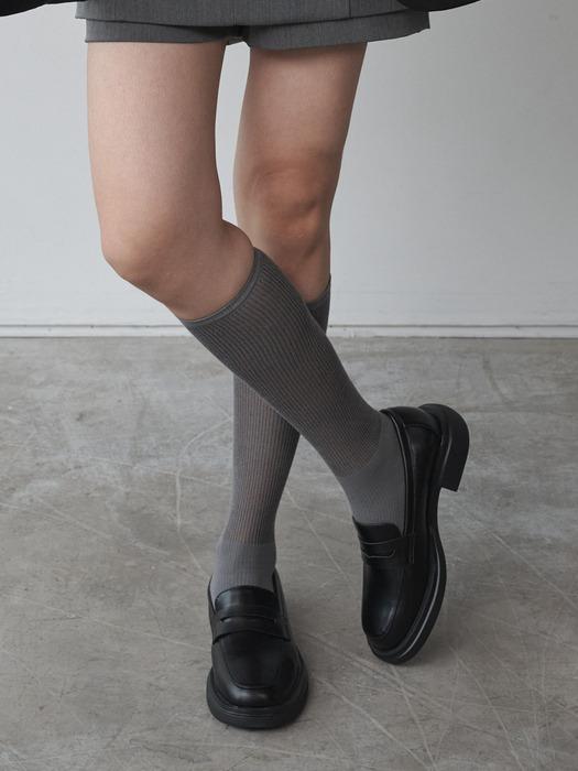 라운드 토 페니 로퍼 412419004 (3.7cm/2colors)