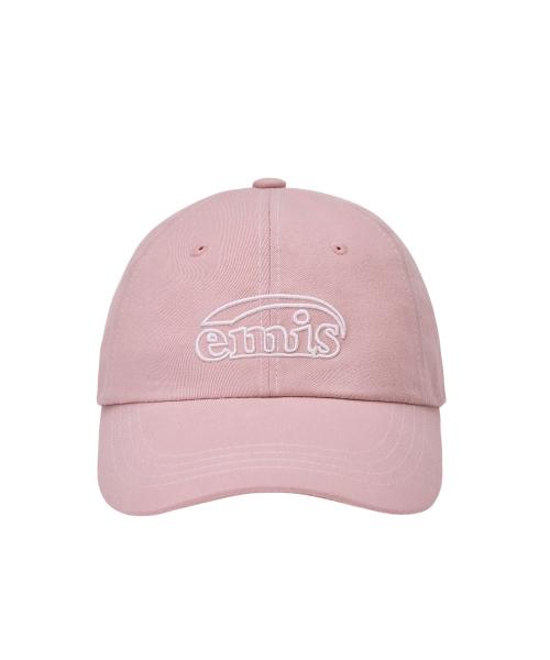 WHITE STITCH BALL CAP-PINK