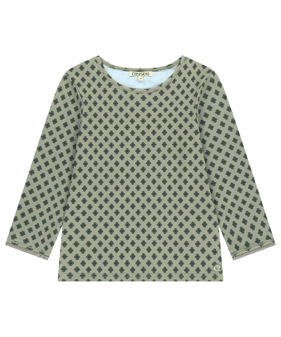 FLOWER CAPRI SLEEVE LIGHT KHAKI