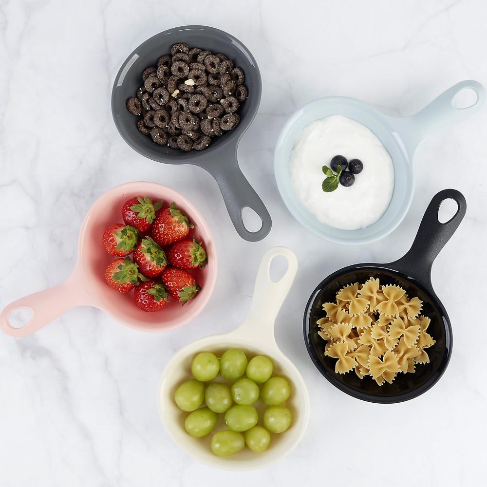 손잡이 앞접시 그릇 먹방 캠핑 예쁜 플레이팅 나눔 쿠프 후라이팬