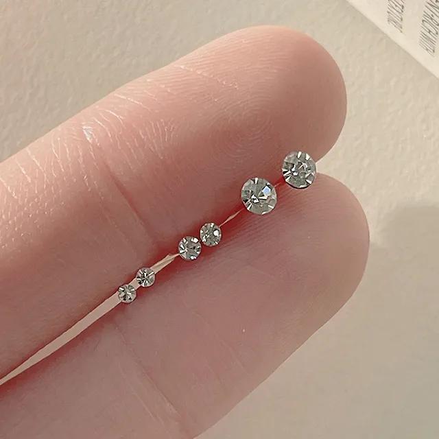 🔥주문폭주🔥 [silver 925] 실버 초미니 큐빅 귀걸이 *Muse