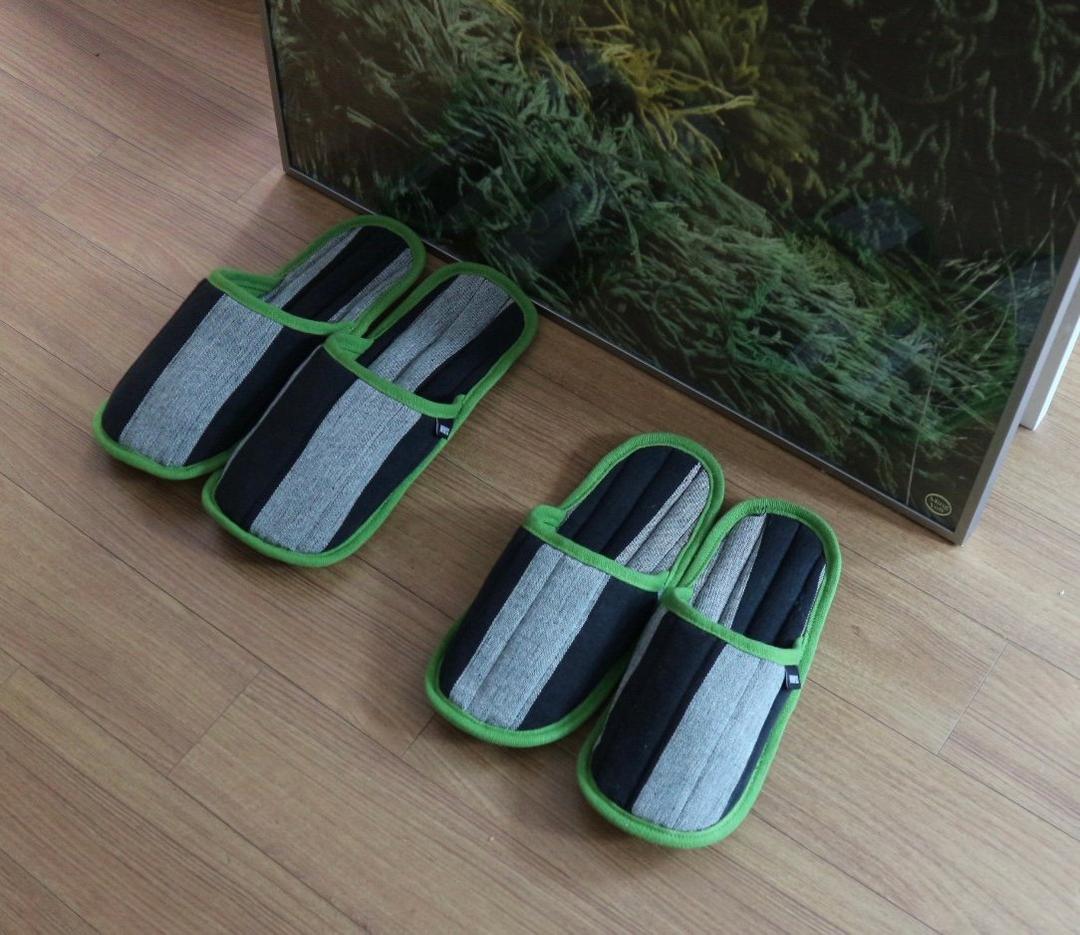 추석이벤트_볼드블랙 스트라이프 홈슬리퍼 245MM/280MM