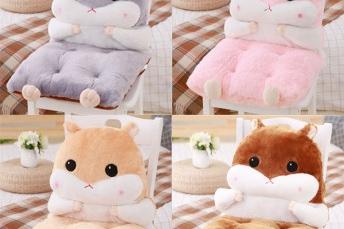 햄찌방석 햄스터쿠션 등받이쿠션 의자 차량용