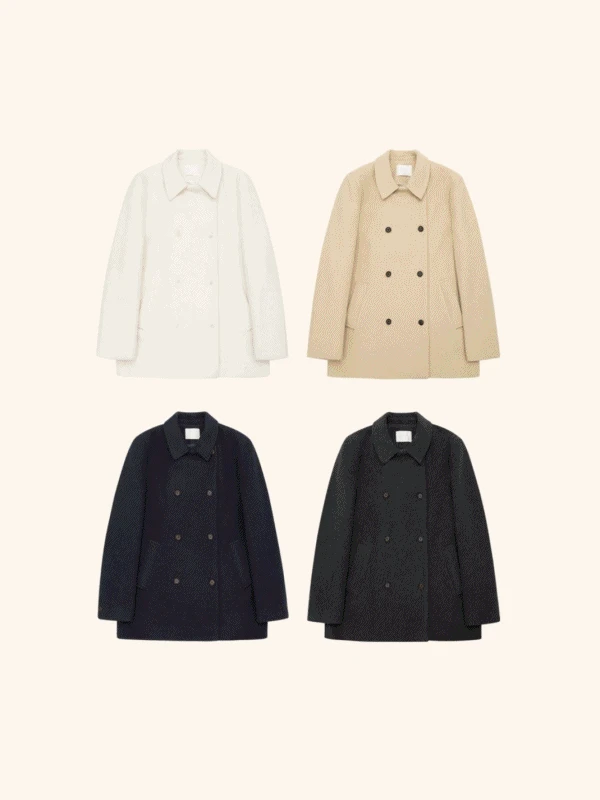 [울함유/4color] 르미엘 하프 코트