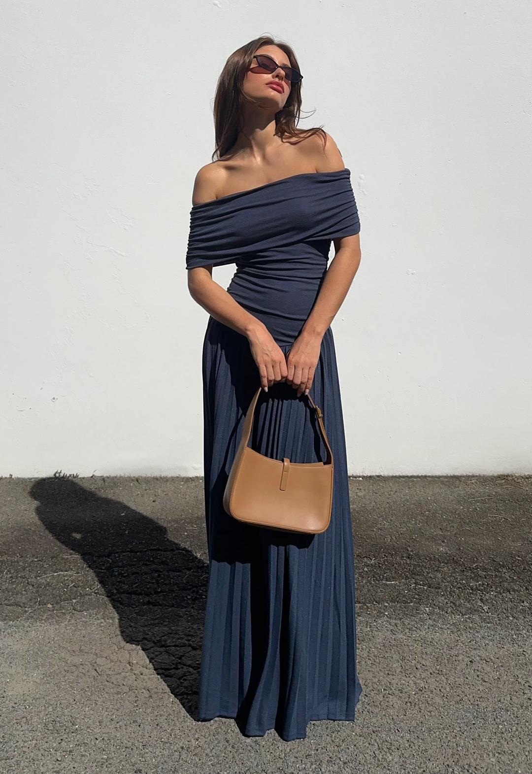 FIELD OF DREAMS MAXI  - NAVY - XXS / NAVY