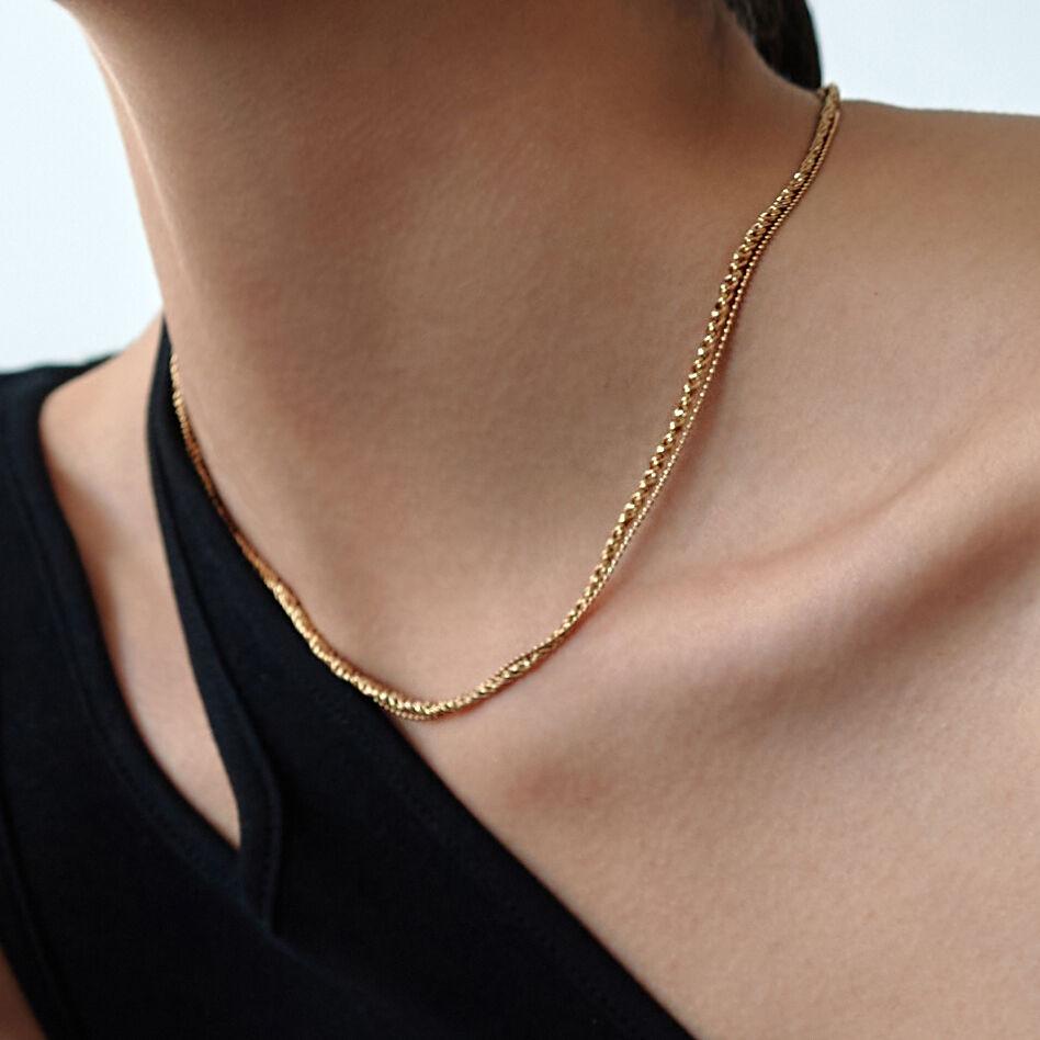 double rope necklace