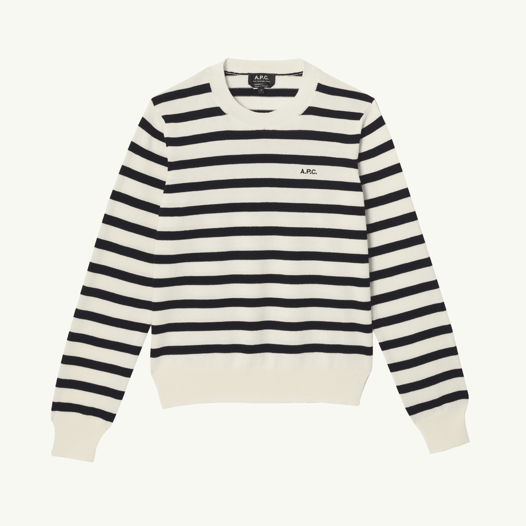 Josepha Knit - Blanc/Dark Navy - XS