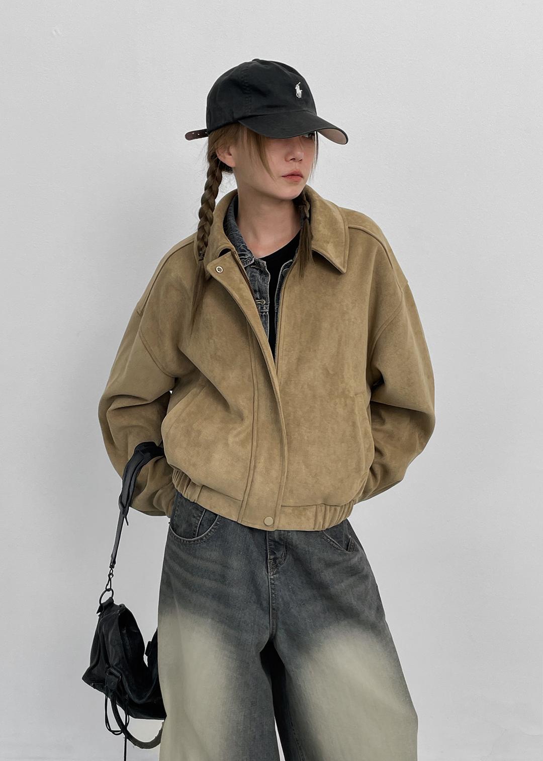 블랙업 [2천장판매] [MADE] 월터 스웨이드 블루종 점퍼