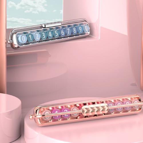 립스틱 로즈골드 실버 야광 자동차 차량용 주차번호판