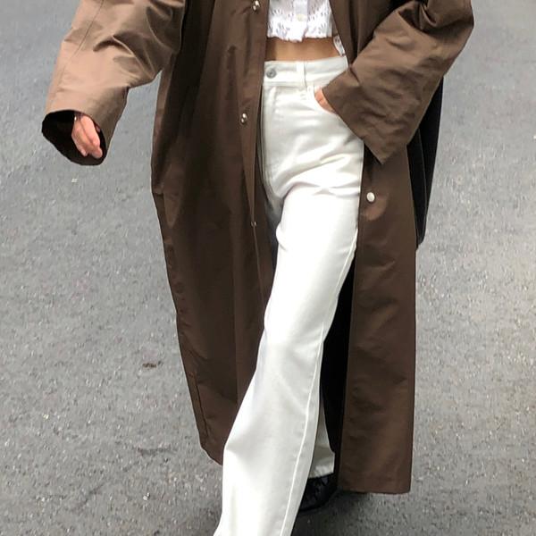 Clean white denim