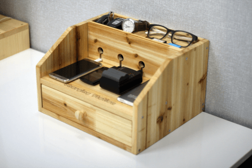 멀티탭정리 휴대폰충전박스