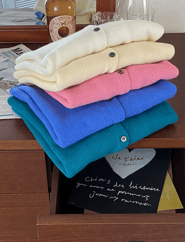 어썸 울 가디건(5color) 아이보리컬러 단독주문시 당일배송 ! <font style="font-size:0px