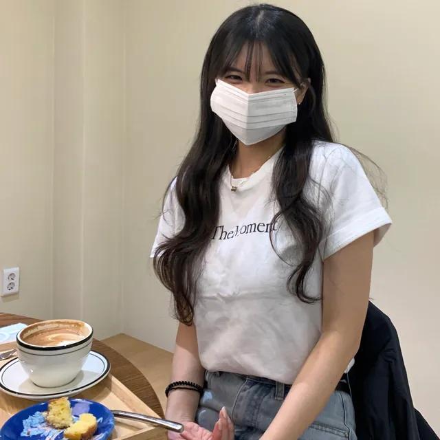 <기본핏/예뻐요💕> 모먼트 라운드넥 반팔티 -3color