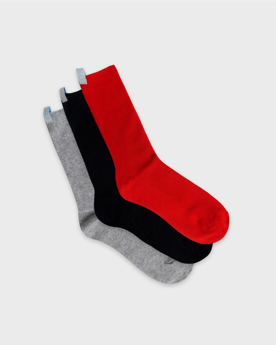 COLOR SOCKS TRIO _ ROSY