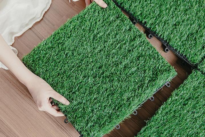 Mary 현관 베란다 인조잔디 데크타일