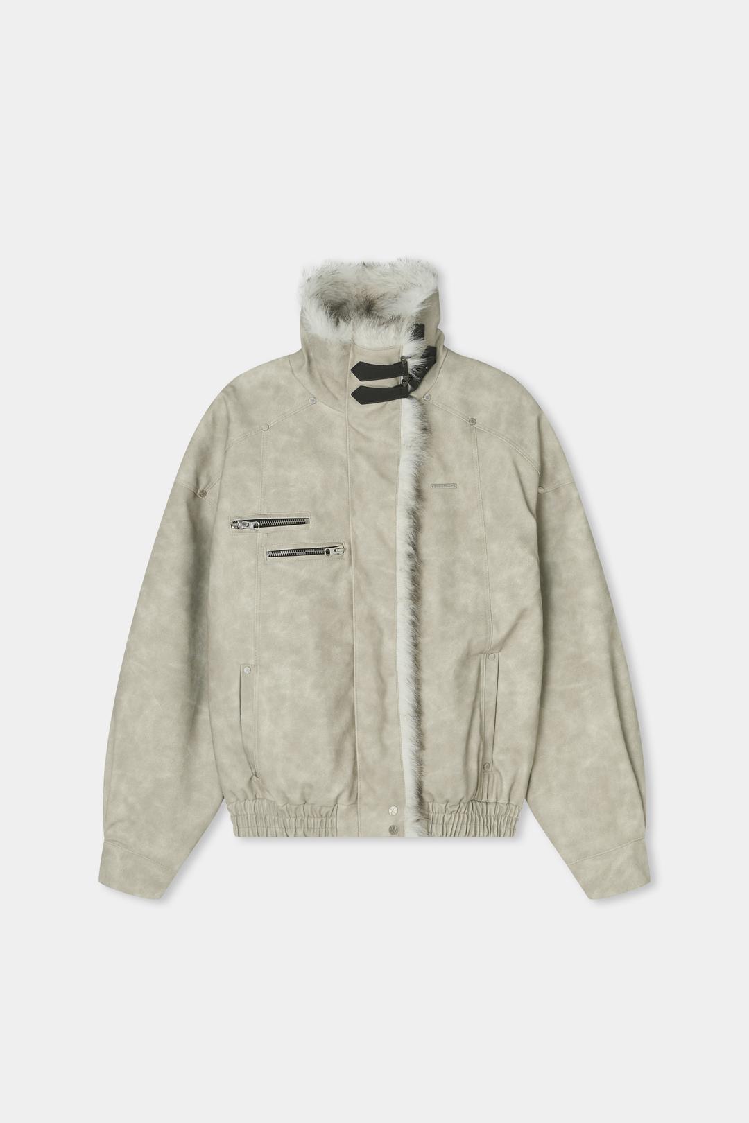 Pigment Mustang Fur Jumper (Grayish Beige)