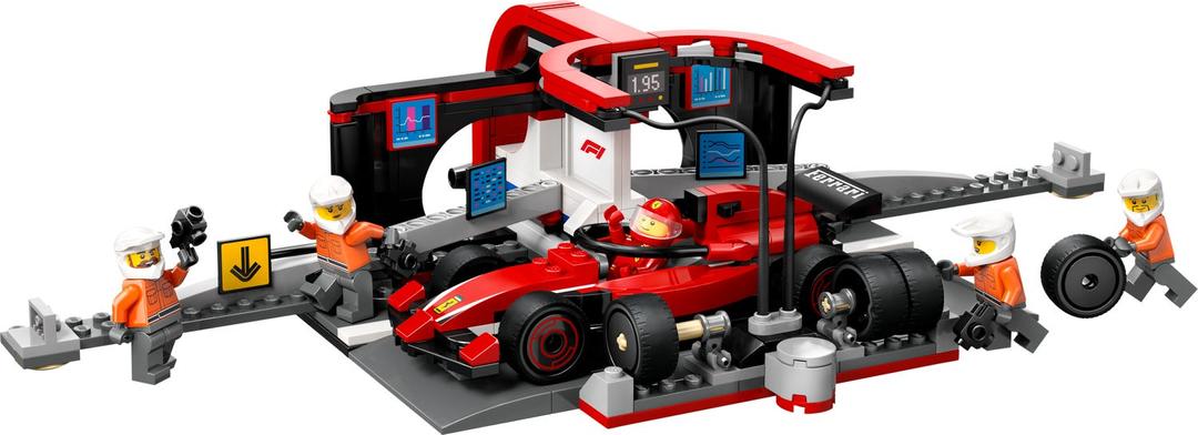 F1® Ferrari 피트 스탑과 크루  60443 | 시티 | LEGO® Shop KR