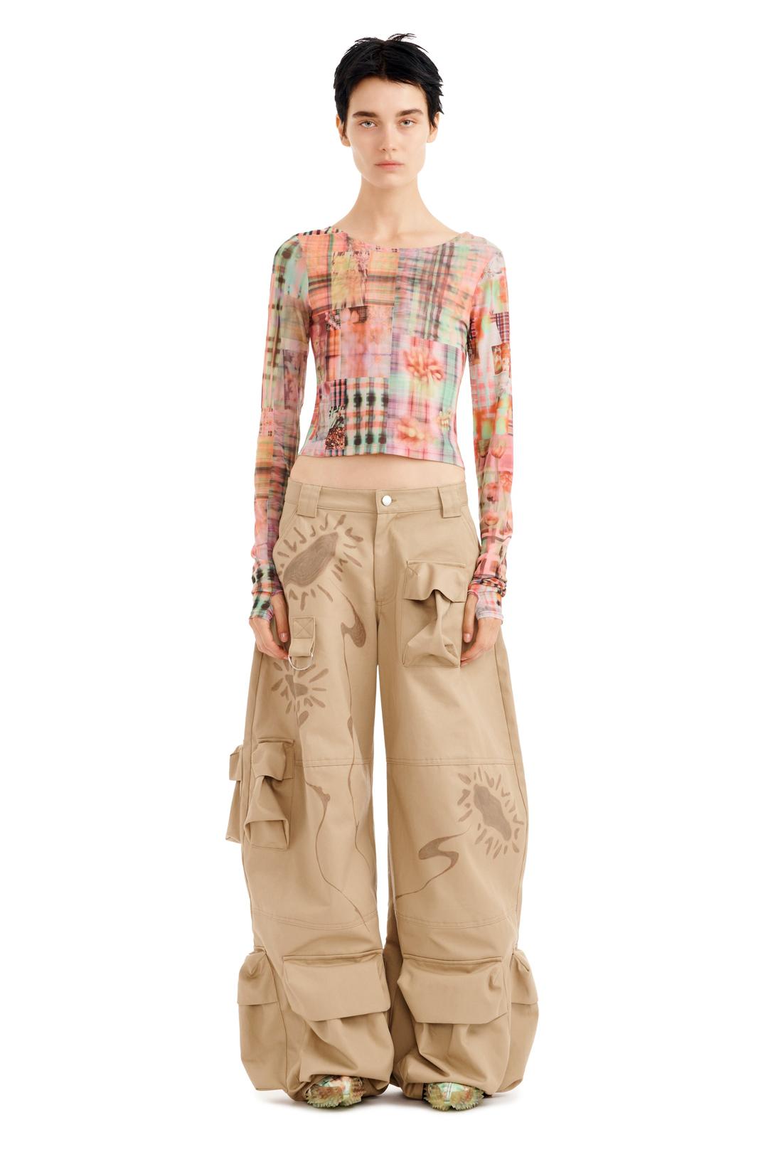 SAND DAISY GARDEN CARGO PANT - XSMALL